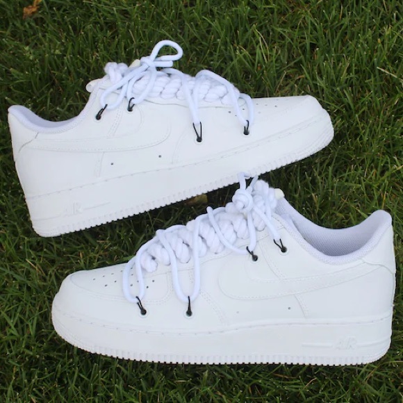 Custom Double Lace Air Forces